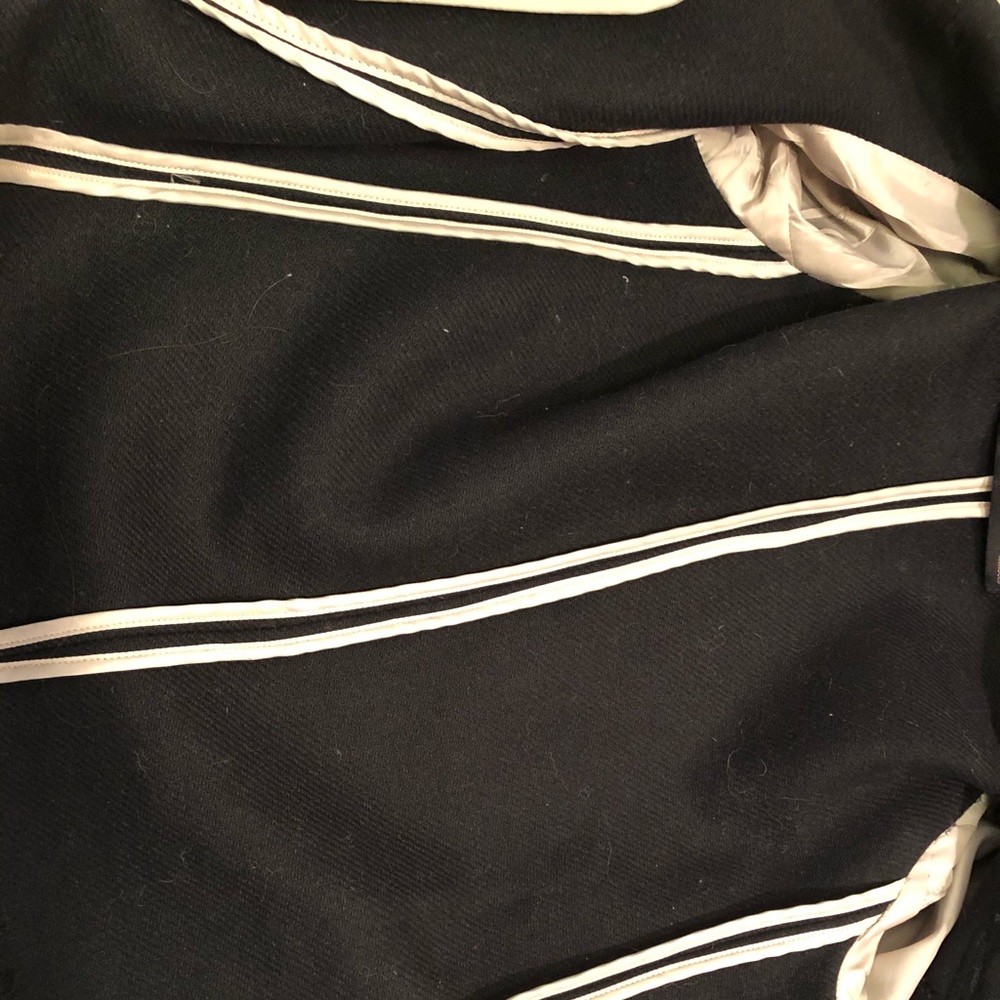 Zara Basic Wool Black Jacket Size Xs - image 7